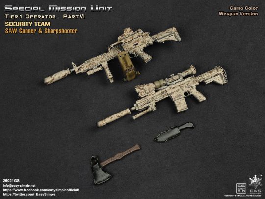 SMU Tier-1 Operator Part VI Deluxe Pack (Camo Color Weapon