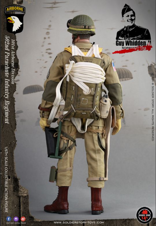 WW2 101ST AIRBORNE DIVISION 502nd Parachute Infantry Regiment GUY WHIDDEN(ガイ・ウィッデン) II 1/6 完成品 可動フィギュア(SS110) Soldier Story(ソルジャース 101st Airborne Division - 502nd Parachute Infantry Regiment Guy