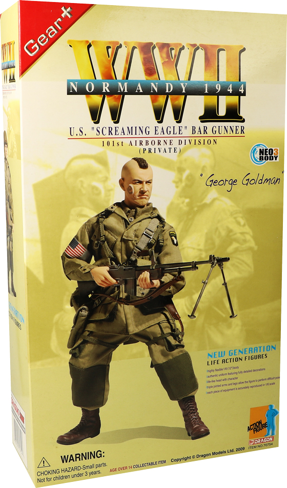 1/16 Resin Figur Modellbausatz 120mm US Soldat Bar Gunner WW2 Unbemalt