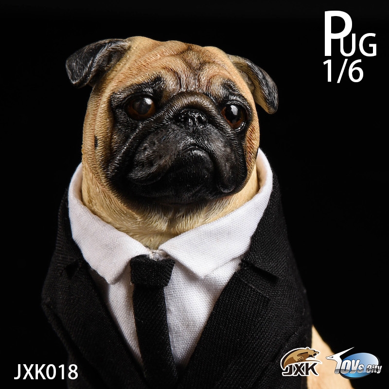 Pug In Black - Frank / QUICK-TOY