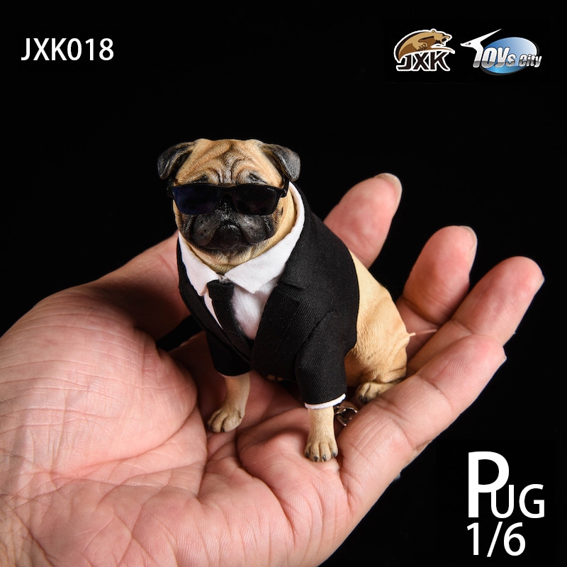 Pug In Black - Frank / QUICK-TOY