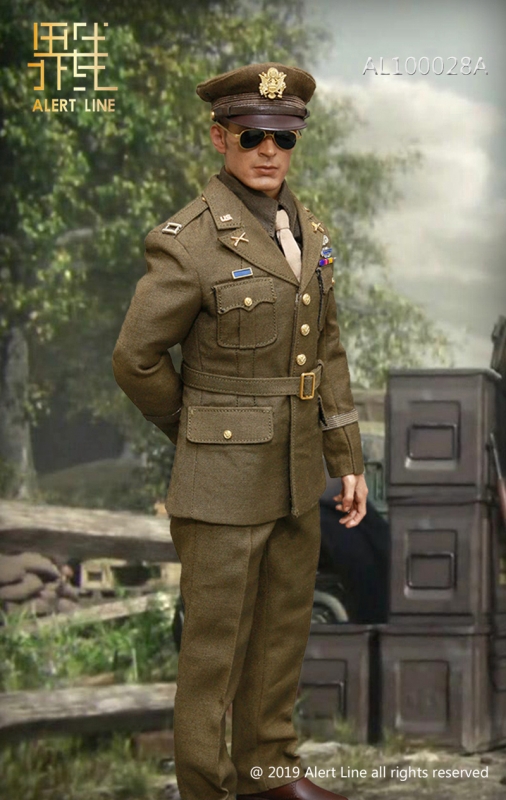 スーツ ohal / US ARMY SUIT WWII U.S. Army Officer Uniform Suit Set Alert Line - Machinegun