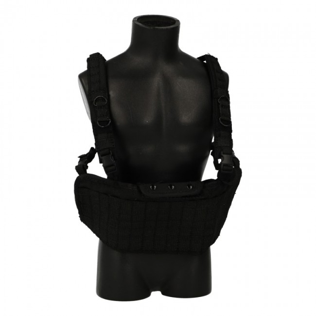Blackhawk Strike Commando Chest Rig (Black) Dam Toys Machinegun