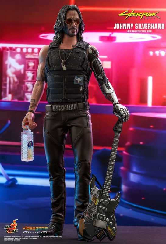 Cyberpunk 2077 - Johnny Silverhand Hot Toys - Machinegun