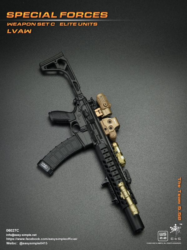 Special Force Weapon Set C Elite Units LVAW - The Team 5.56