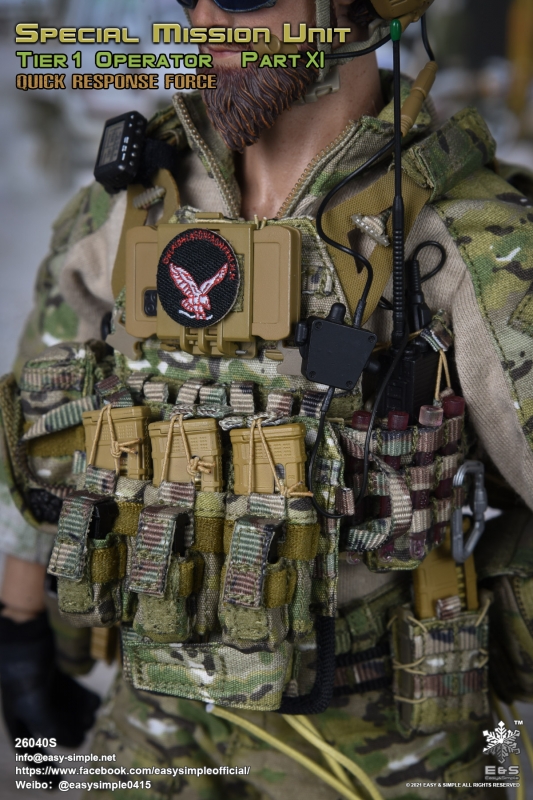 ミリタリー SMU Tier 1 Operator Part XI 26040s Easy&Simple 26040S Tier 1 SMU Operator Part XI QRF Excusive