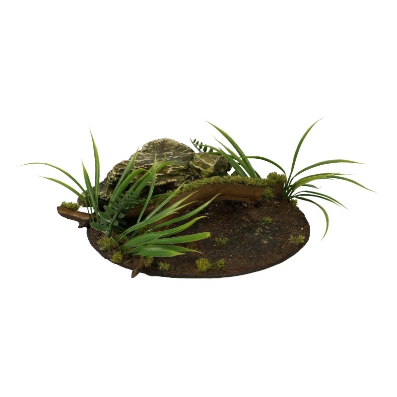 Savage Jungle Diorama Display Stand (Brown) Standiorama - Machinegun