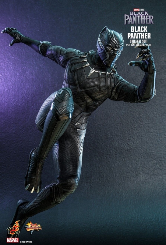 Black Panther - Black Panther (Original Suit) Hot Toys - Machinegun