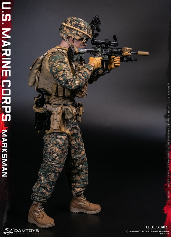 U.S. Marine Corps - Marksman Dam Toys - Machinegun
