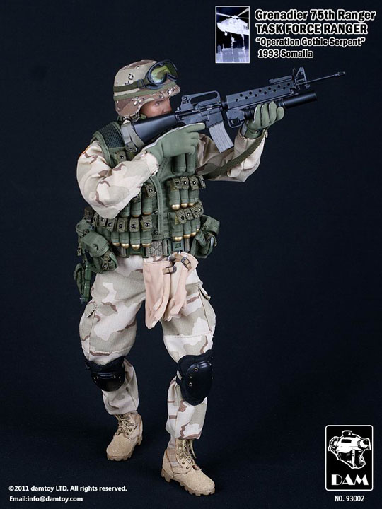 ミリタリー Grenadler 75th Ranger TASK FORCE RANGER Crazy Figure LW003 75th Rangers Regiment Grenadier