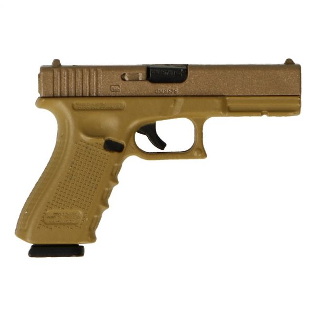 Glock 17 9mm Pistol (Coyote) Easy & Simple Machinegun
