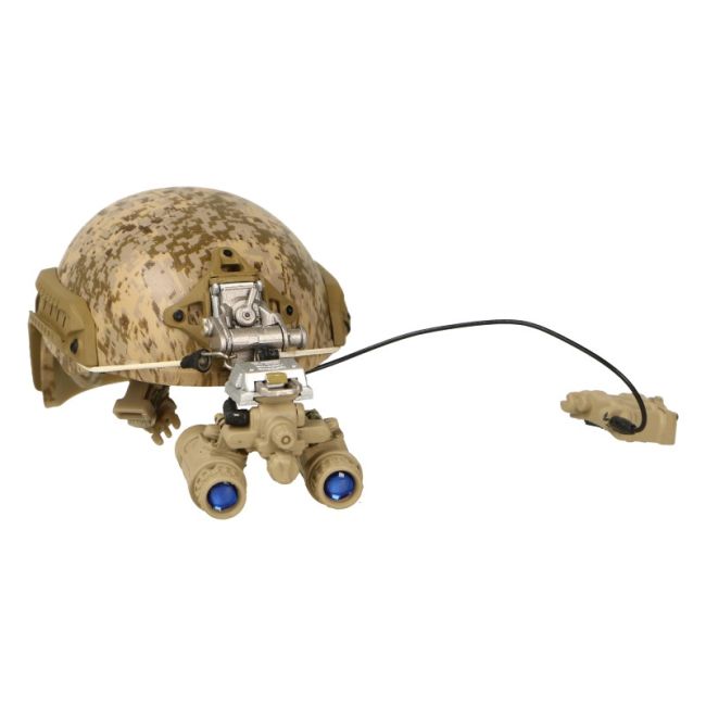 High Cut Helmet with AN/PVS-31 NVG (AOR1) - Machinegun