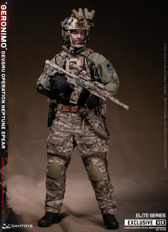DEVGRU Operation Neptune Spear - Geronimo Dam Toys - Machinegun