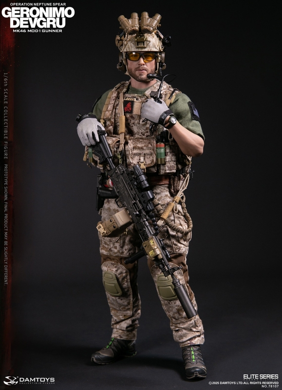 DEVGRU PATRIOT 154cm 廃盤モデル Operation Neptune Spear - Geronimo DEVGRU MK46 MOD1 Gunner Dam