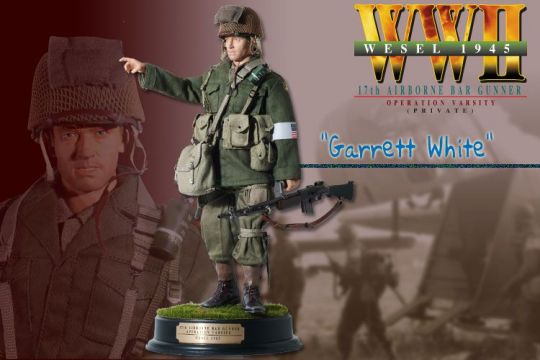 US Army B.A.R. 1945 Gunner 17th Airborne Wessel